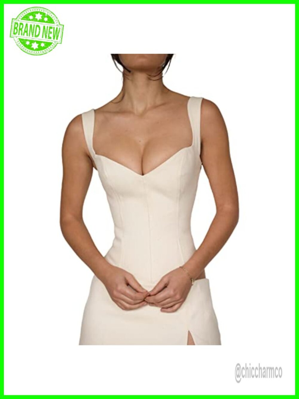 Lace Mesh Bustier Corset Crop Top Spaghetti Strap Backless Cami